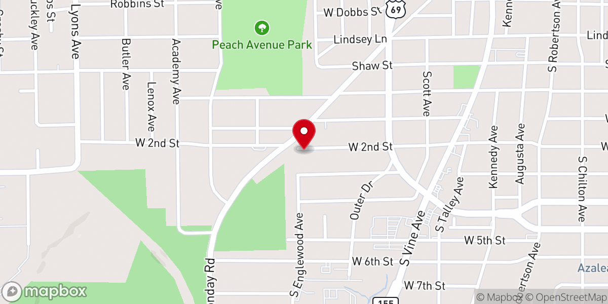 Map showing location of Iglesia de Dios Pentecostés Palabra Viva