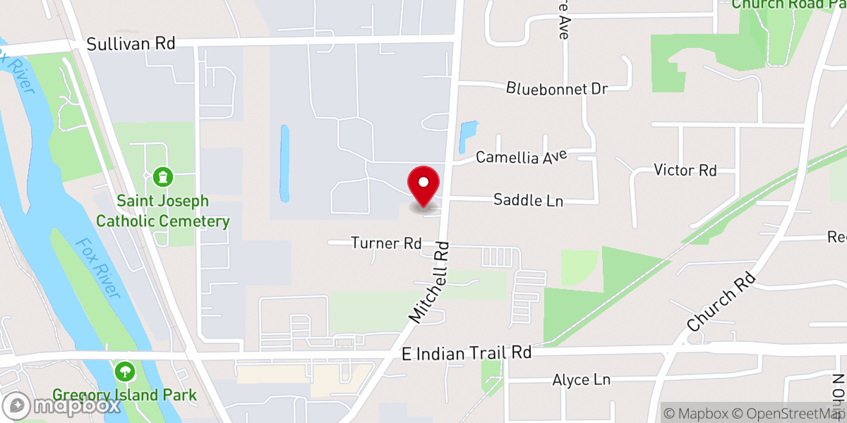 Map showing location of Zion Covenant Church International