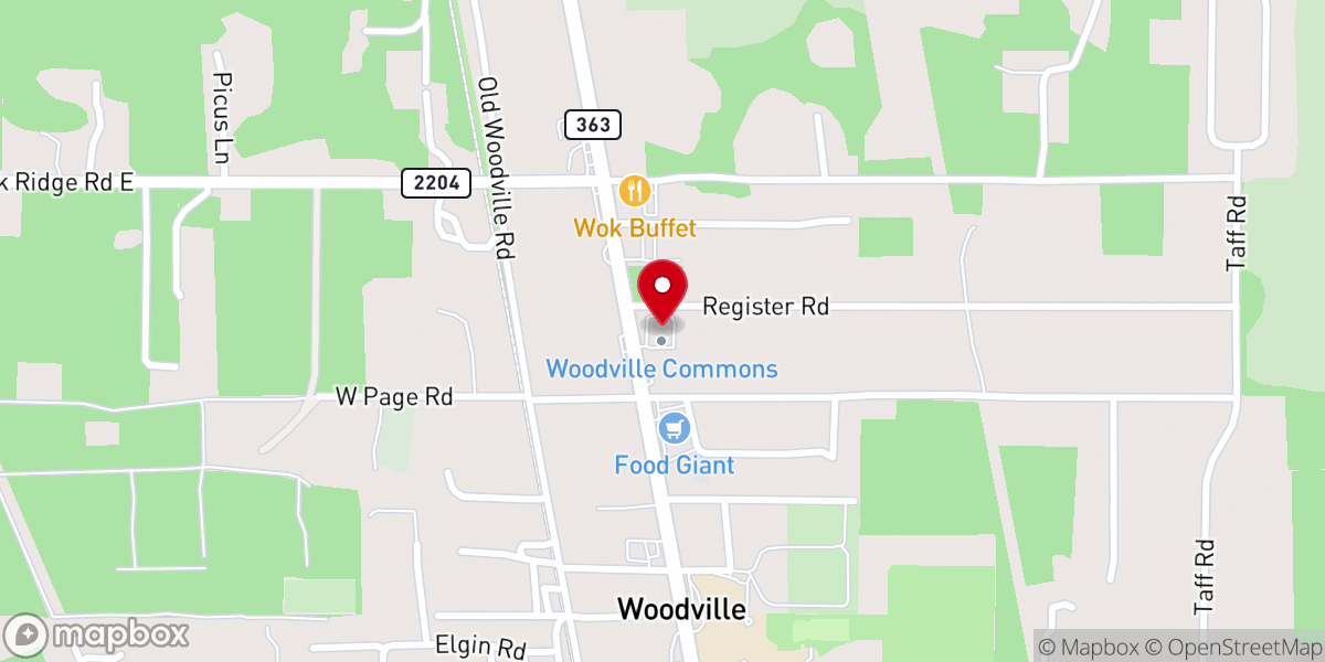 Map showing location of Life of Christ Church