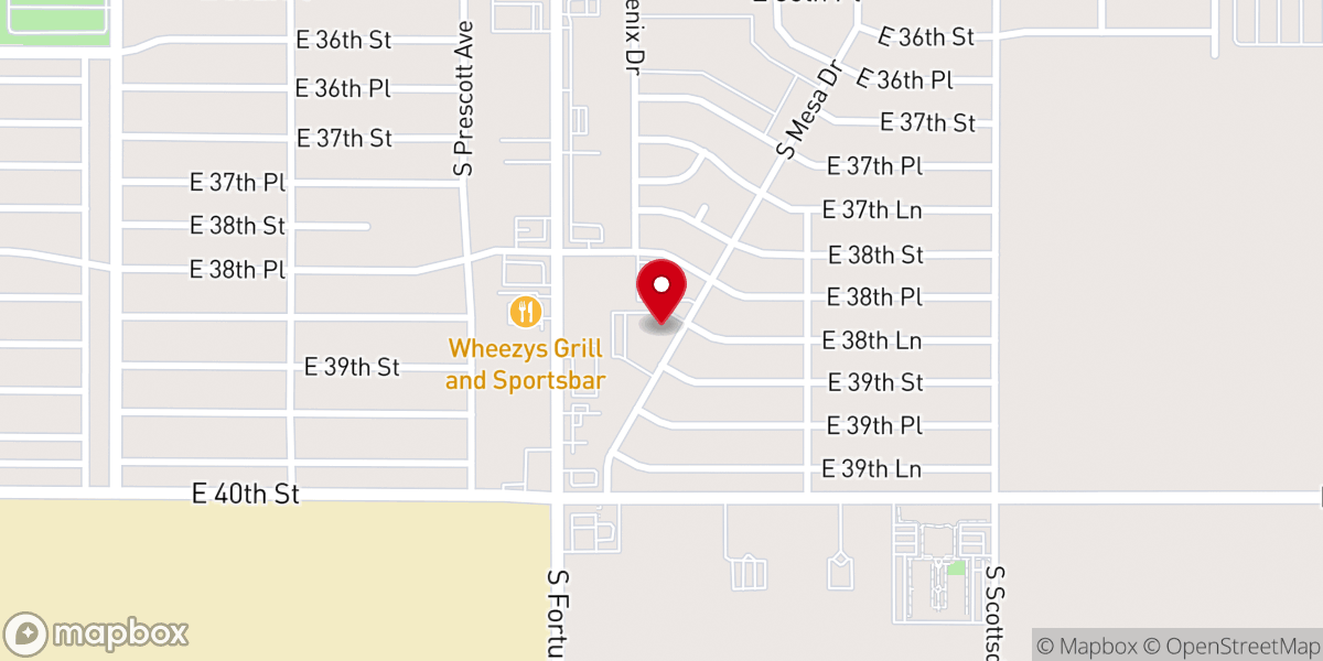 Map showing location of Freedom Christian Academy