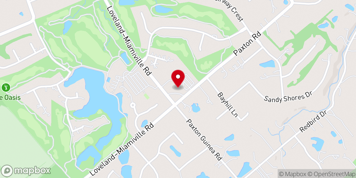Map showing location of Epiphany United Methodist Church