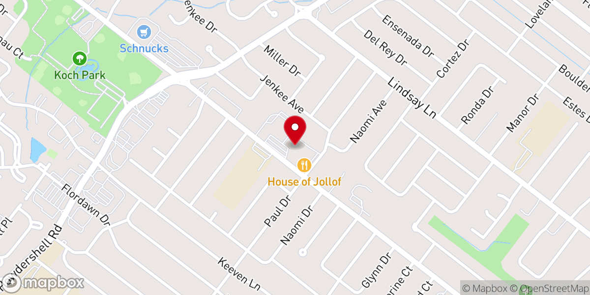 Map showing location of St. Ferdinand Eucharistic Chapel
