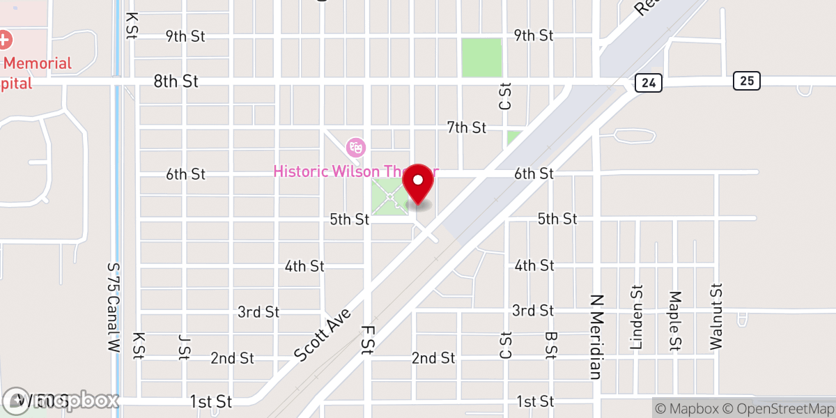 Map showing location of Idaho Youth Ranch Thrift Store
