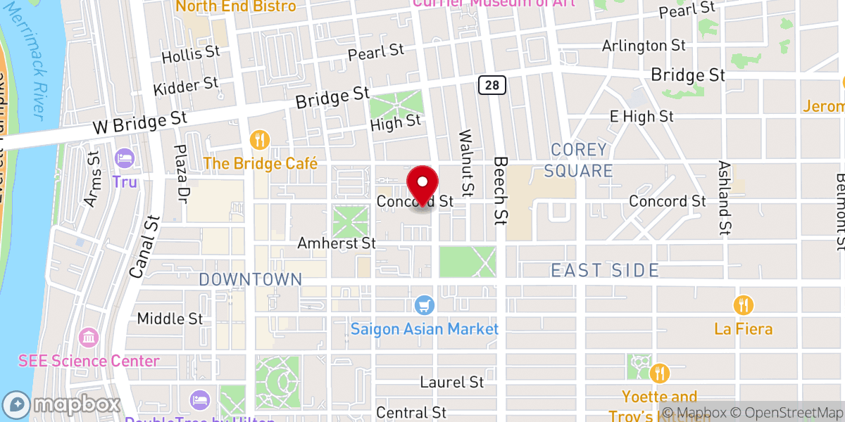 Map showing location of Slavic Evangelical Baptist Church