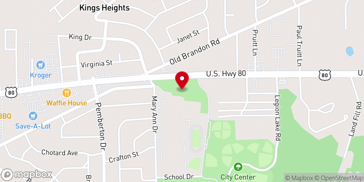 Map showing location of Pearl City Park