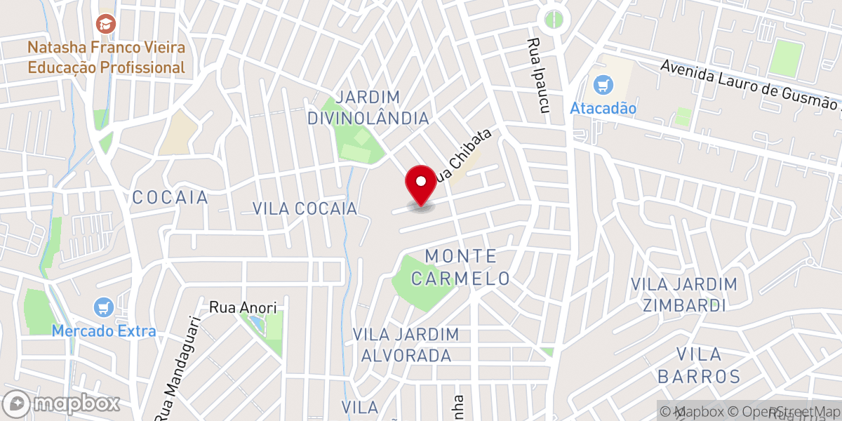 Map showing location of Paroquia N.S Aparecida - Bela Vista