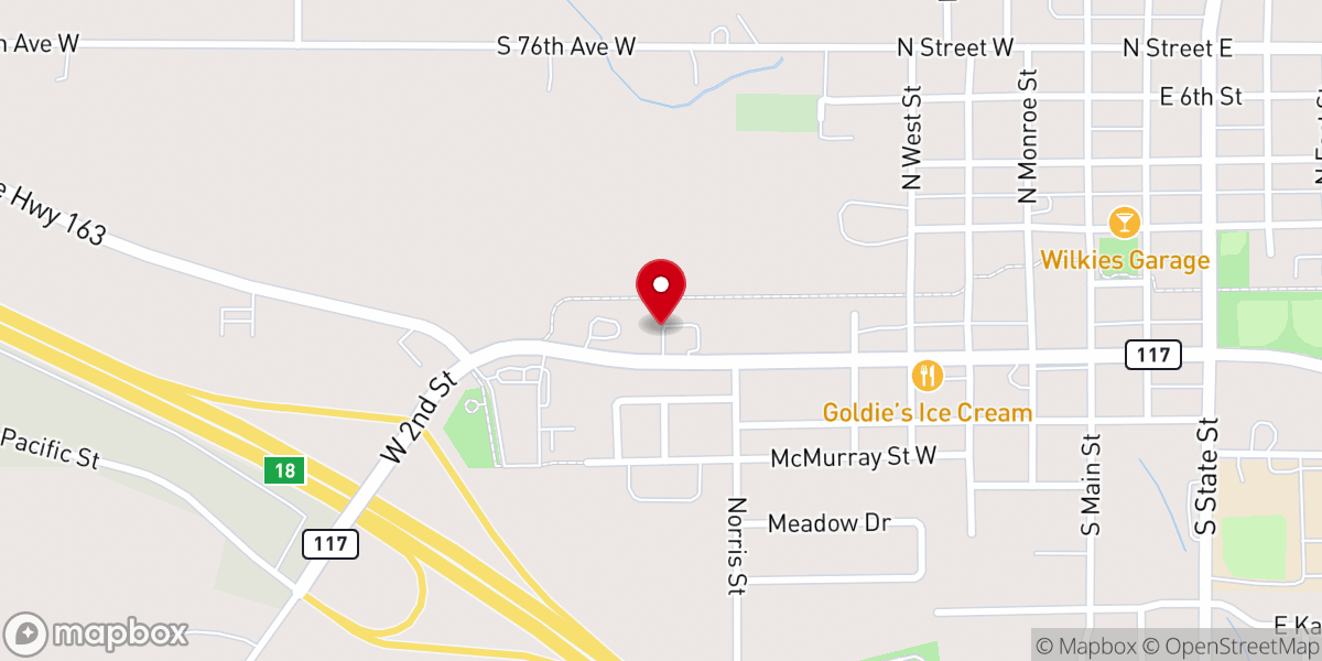 Map showing location of Grace Alive