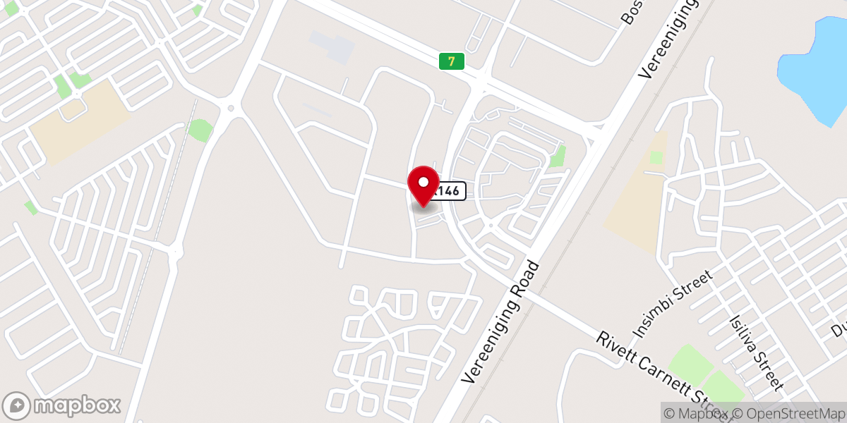 Map showing location of Endless Hope Bible Church