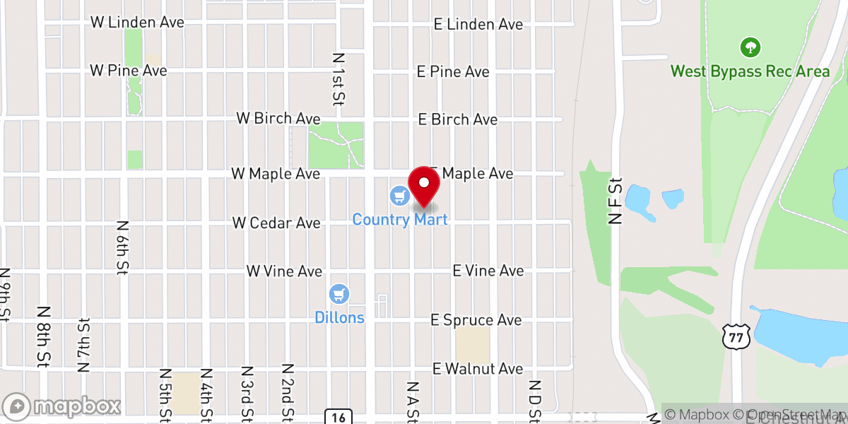 Map showing location of Centro Cristiano Familiar