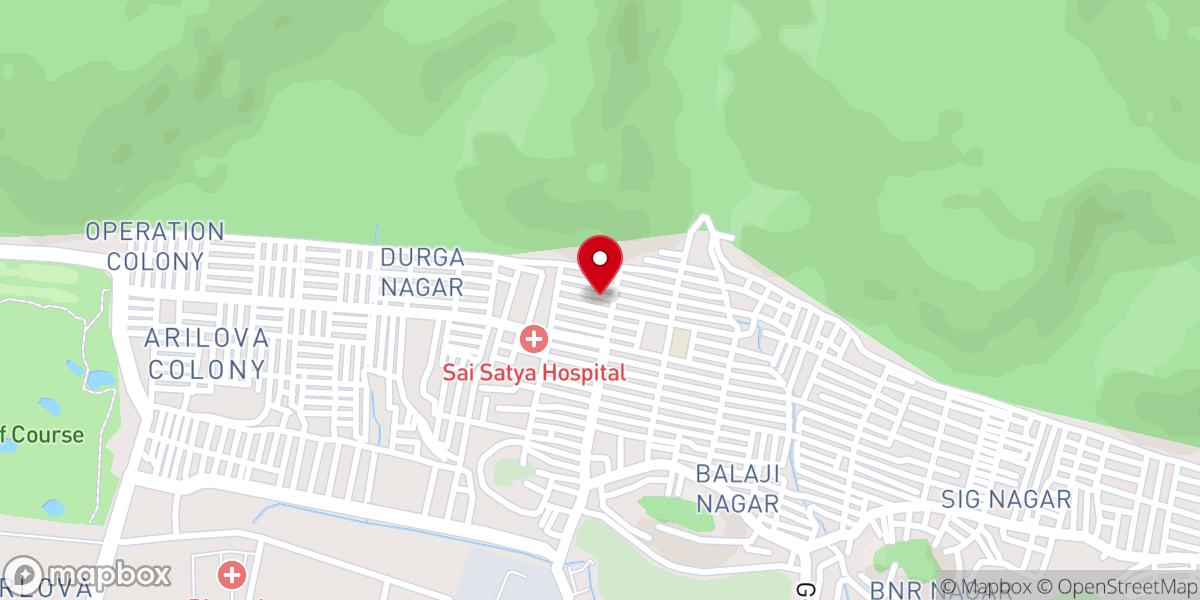 Map showing location of Siloam Christ prayer house