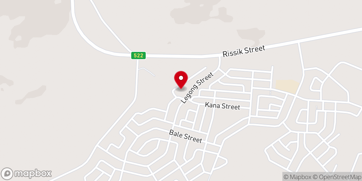 Map showing location of Tshikota Uniting Reformed Church in Southern Africa (URCSA) former Dutch Reformed