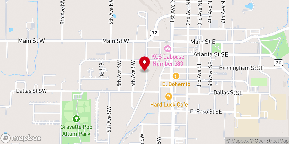 Map showing location of Can Do Hardware