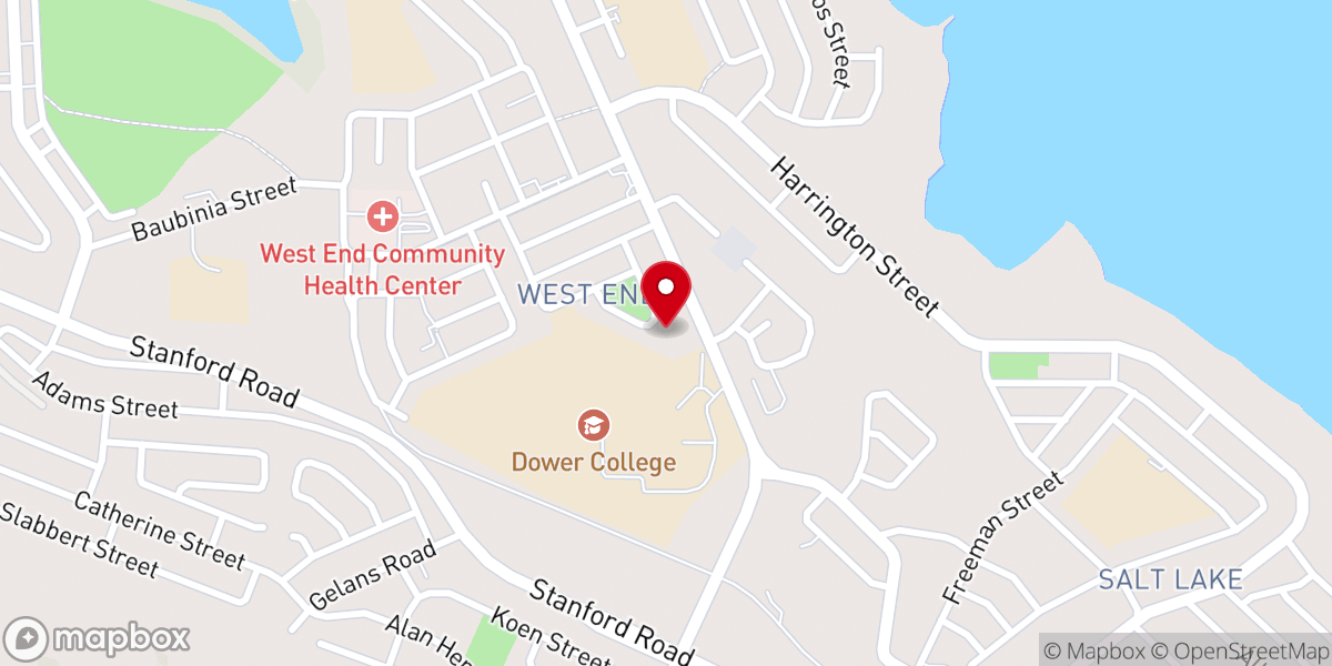 Map showing location of St. Mary Magdalene Anglican Church