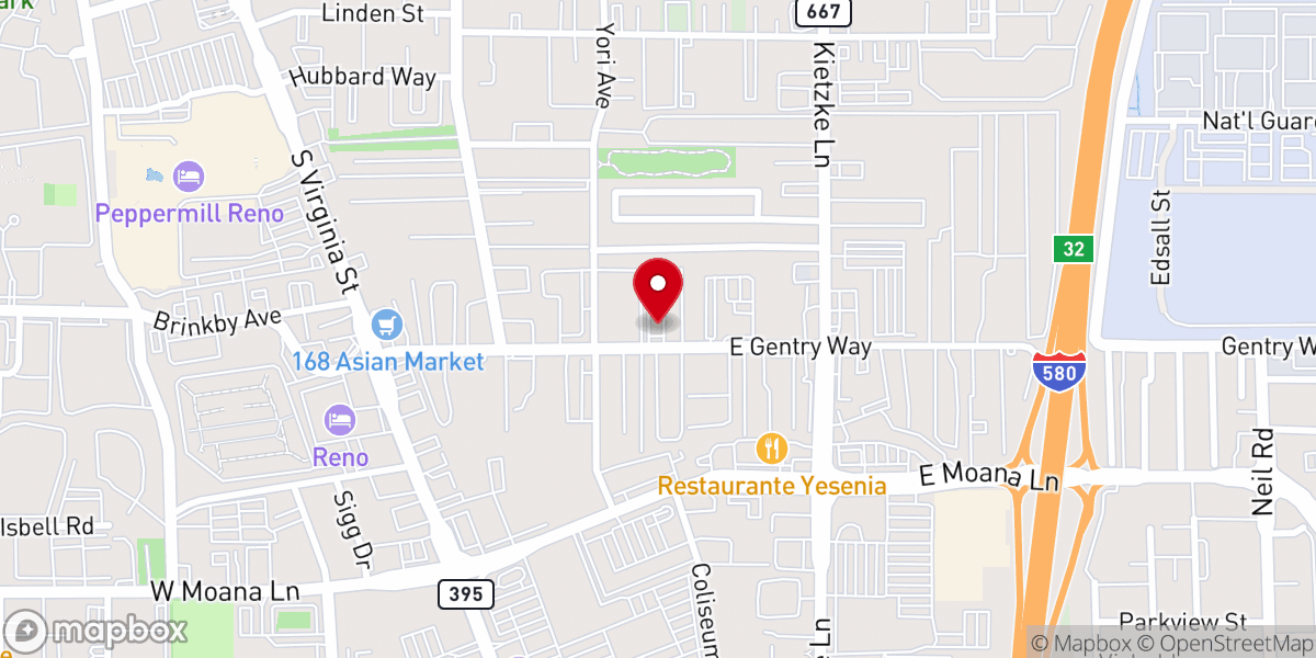 Map showing location of Community Bible Church