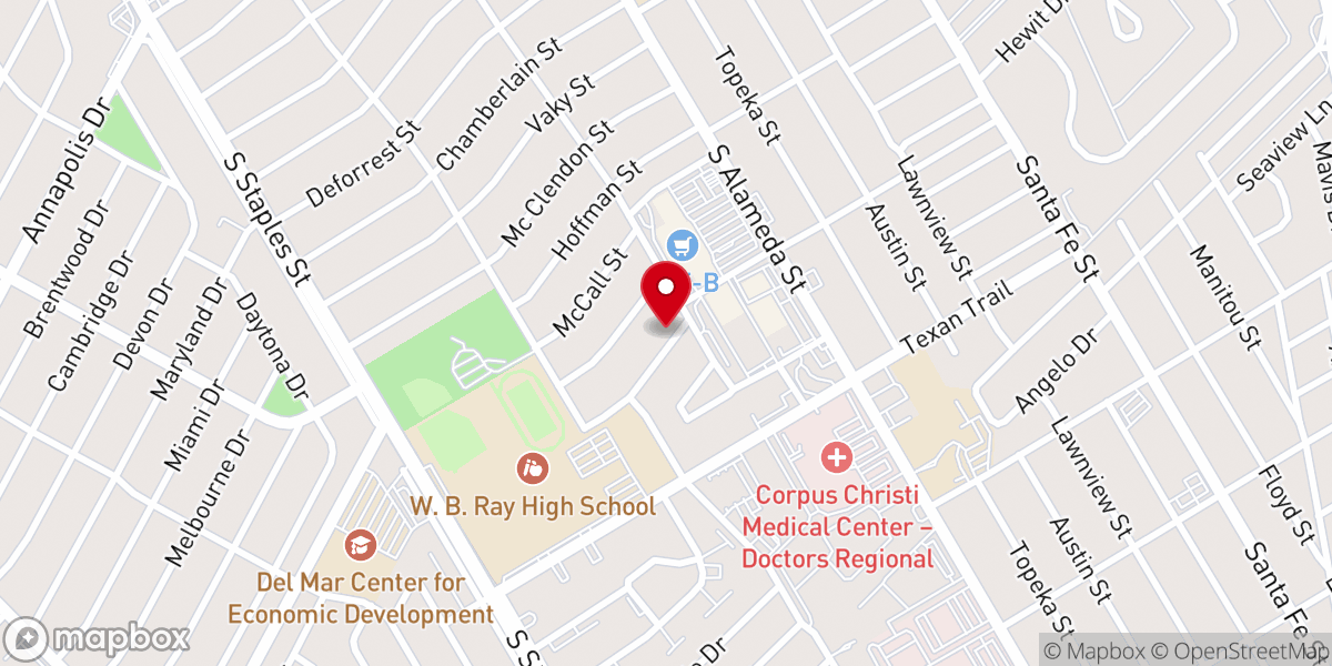 Map showing location of Coastal Community Church