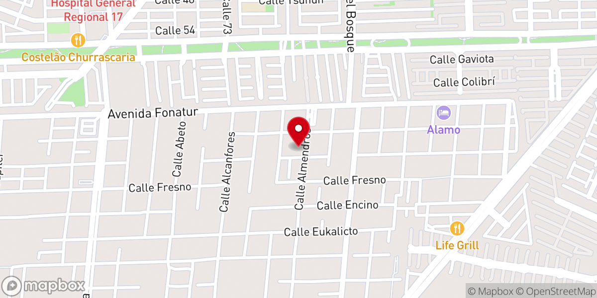 Map showing location of IGLESIA BIBLICA BAUTISTA FARO DE LUZ