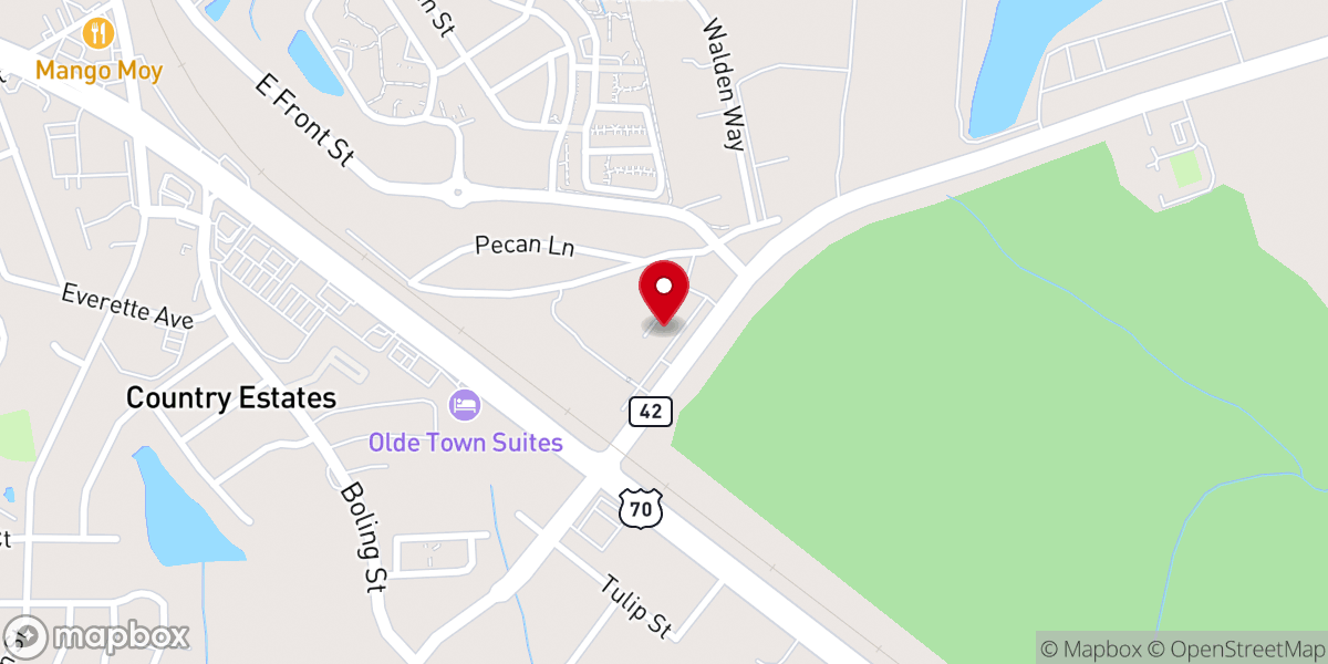 Map showing location of Chapel of Hope Pentecostal Church