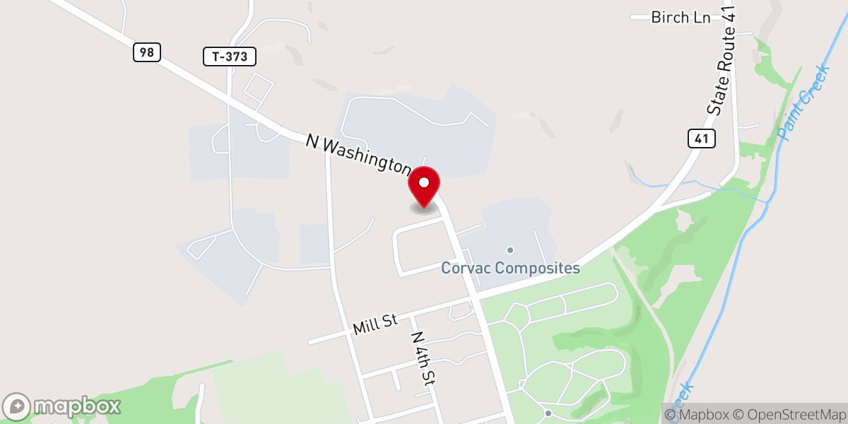 Map showing location of Trinity Christian Union Church
