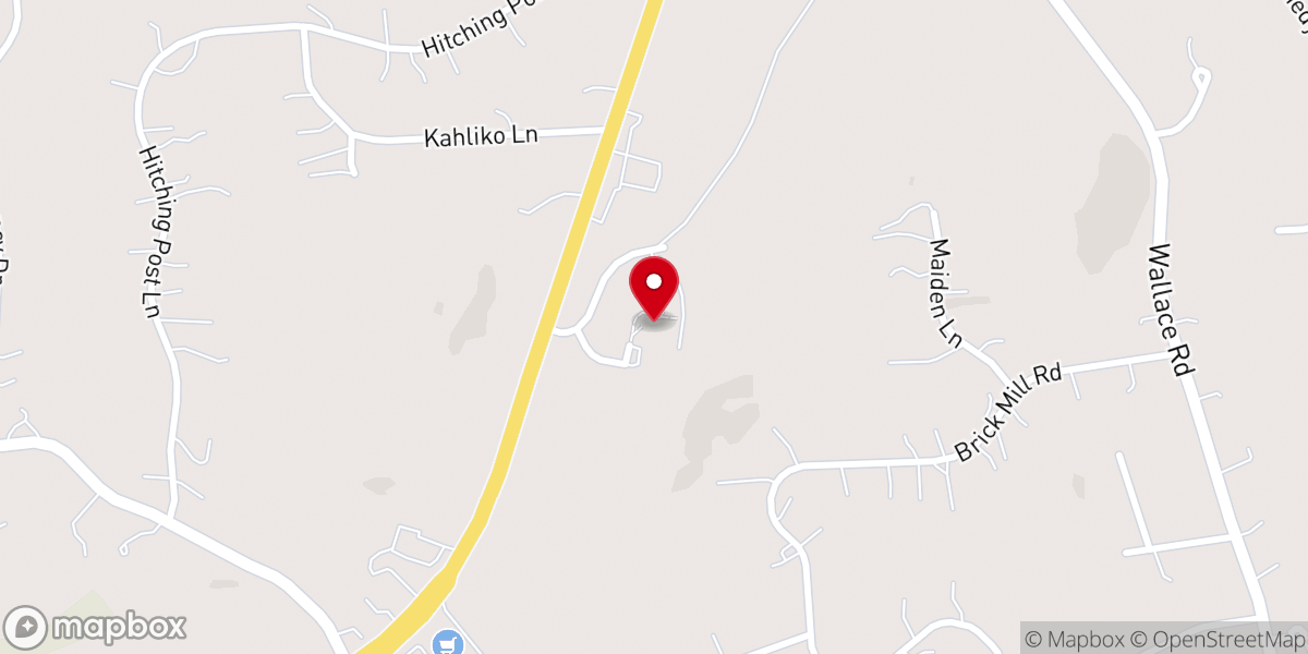Map showing location of Bethany Covenant Church