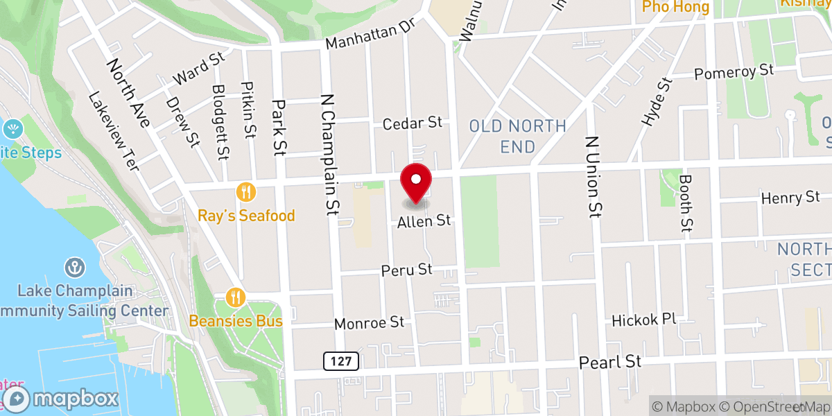Map showing location of New Alpha Missionary Baptist Church