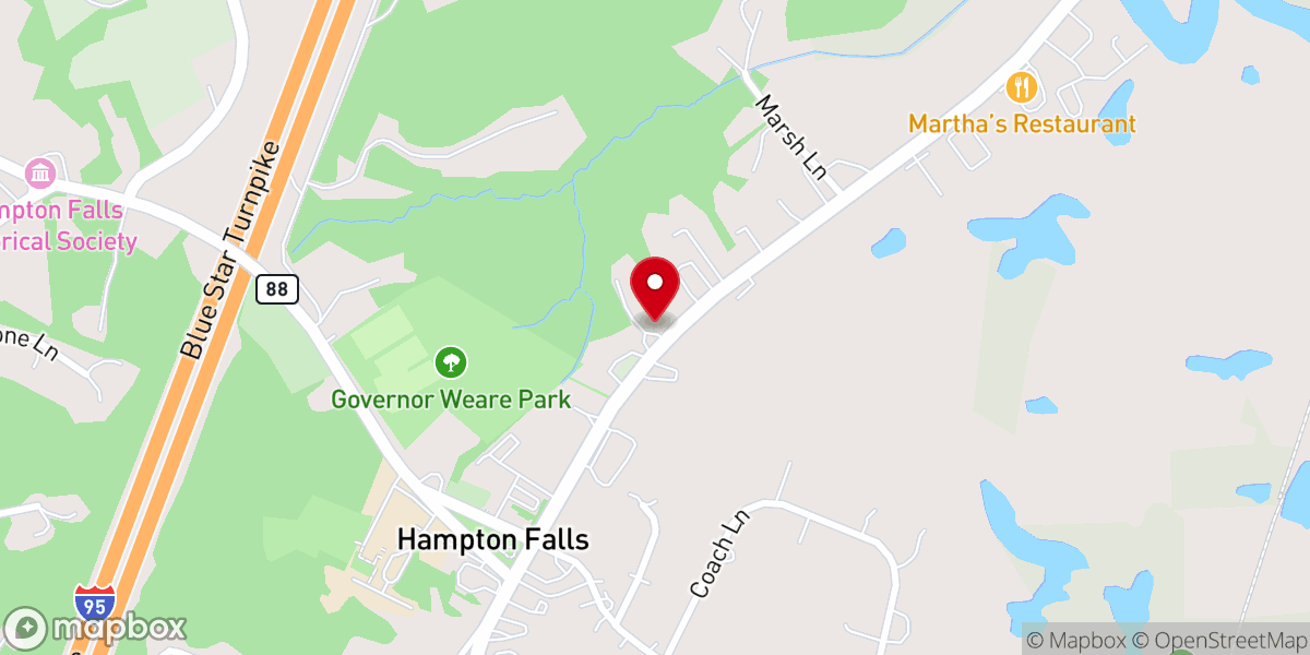 Map showing location of Route 1 Antiques