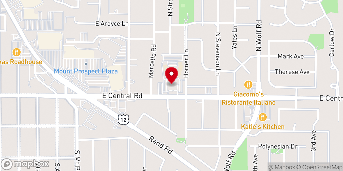 Map showing location of St Emily Catholic Church