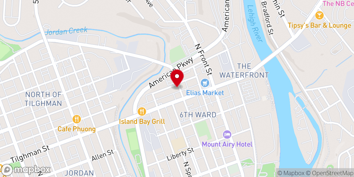 Map showing location of Revolution Church