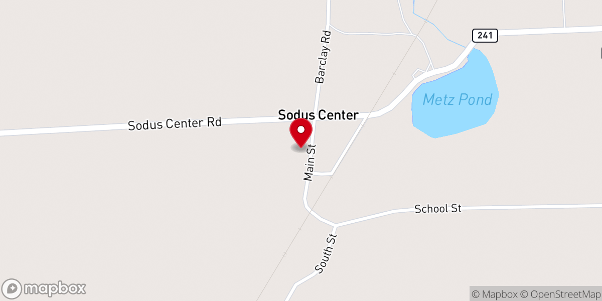 Map showing location of Church of God By Faith