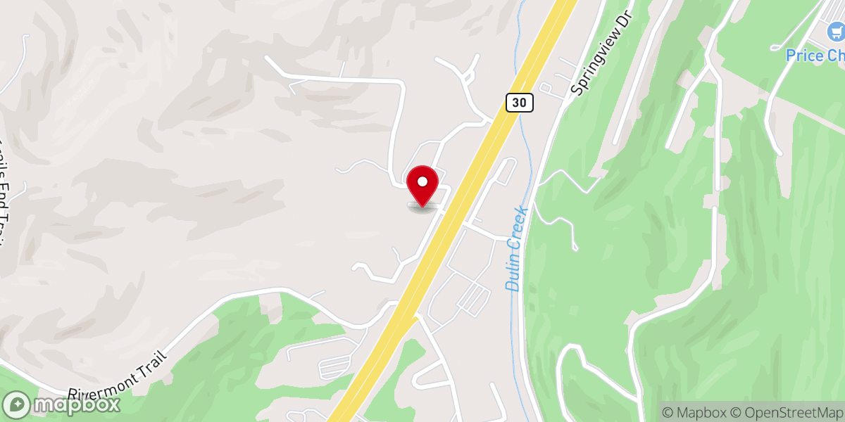 Map showing location of House Springs Church of Christ