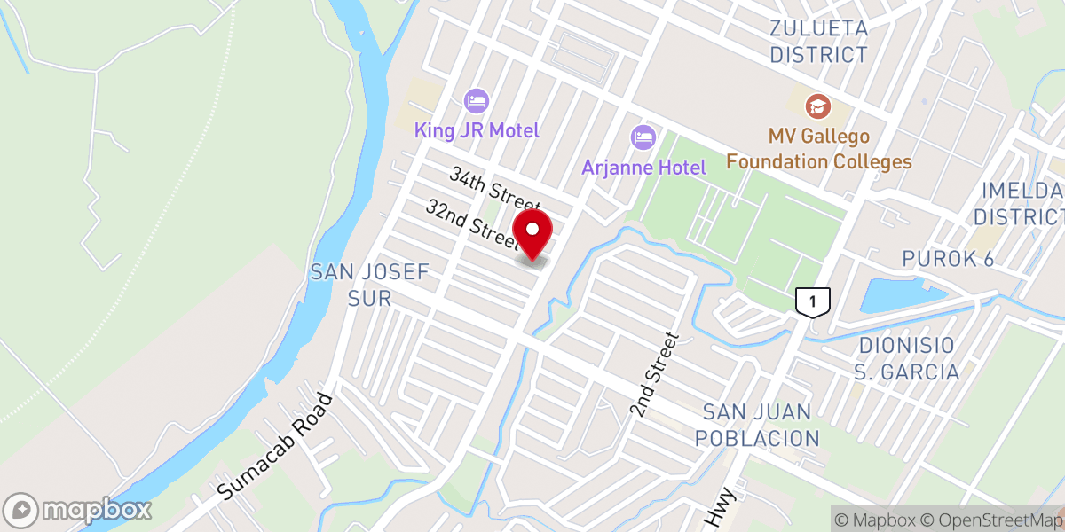 Map showing location of God's Endtime Harvest Ministries, Inc.
