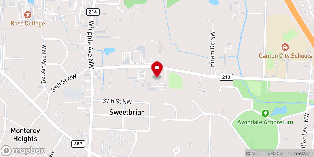 Map showing location of Northwest Church Of Christ
