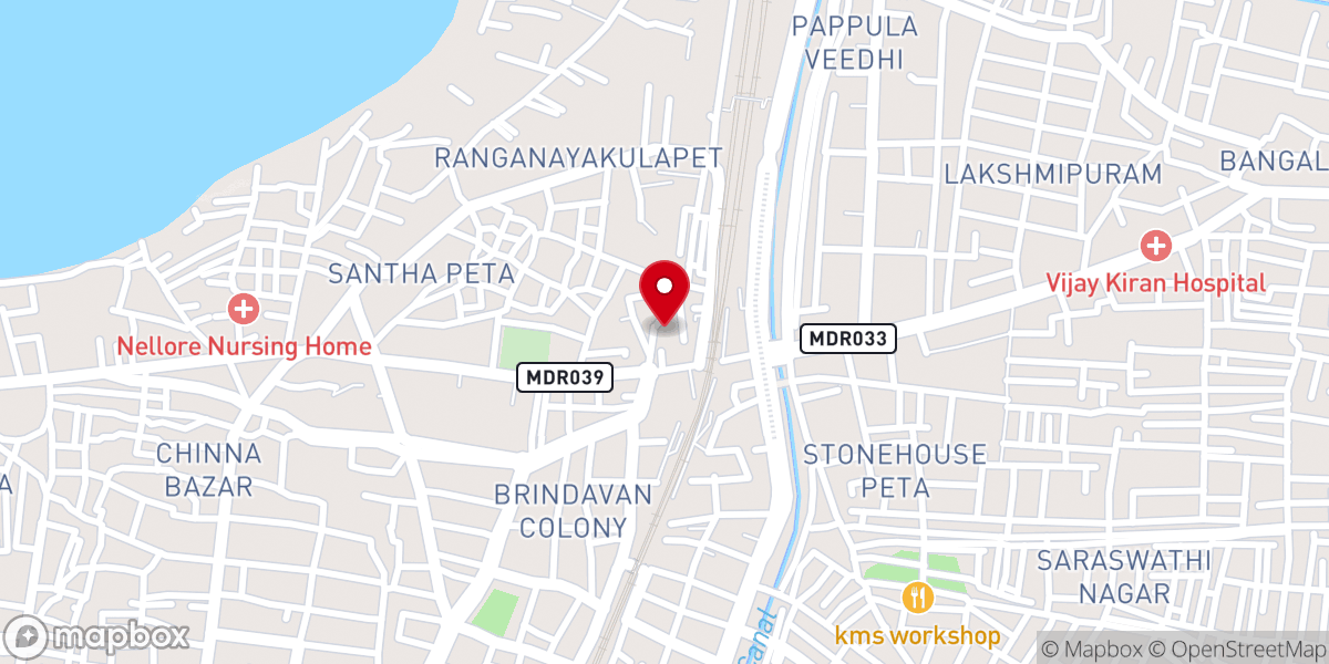 Map showing location of United Christian Church