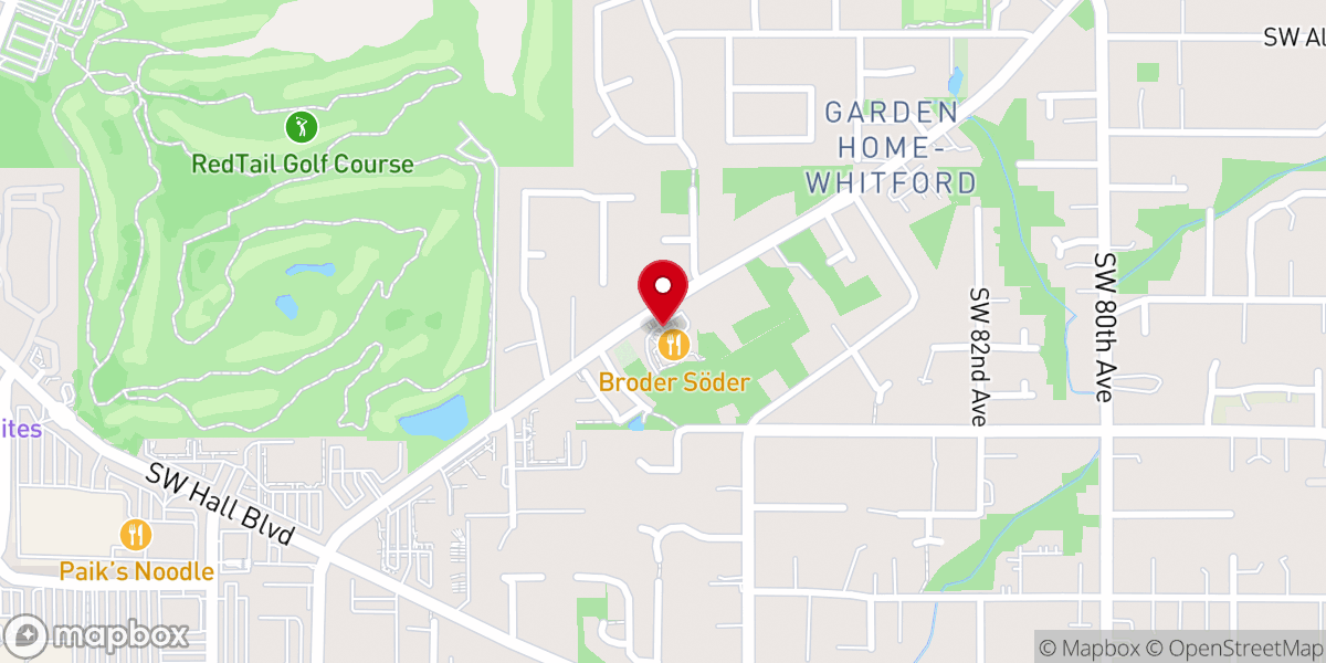 Map showing location of Finnish Messiah Lutheran Church - Portland, OR