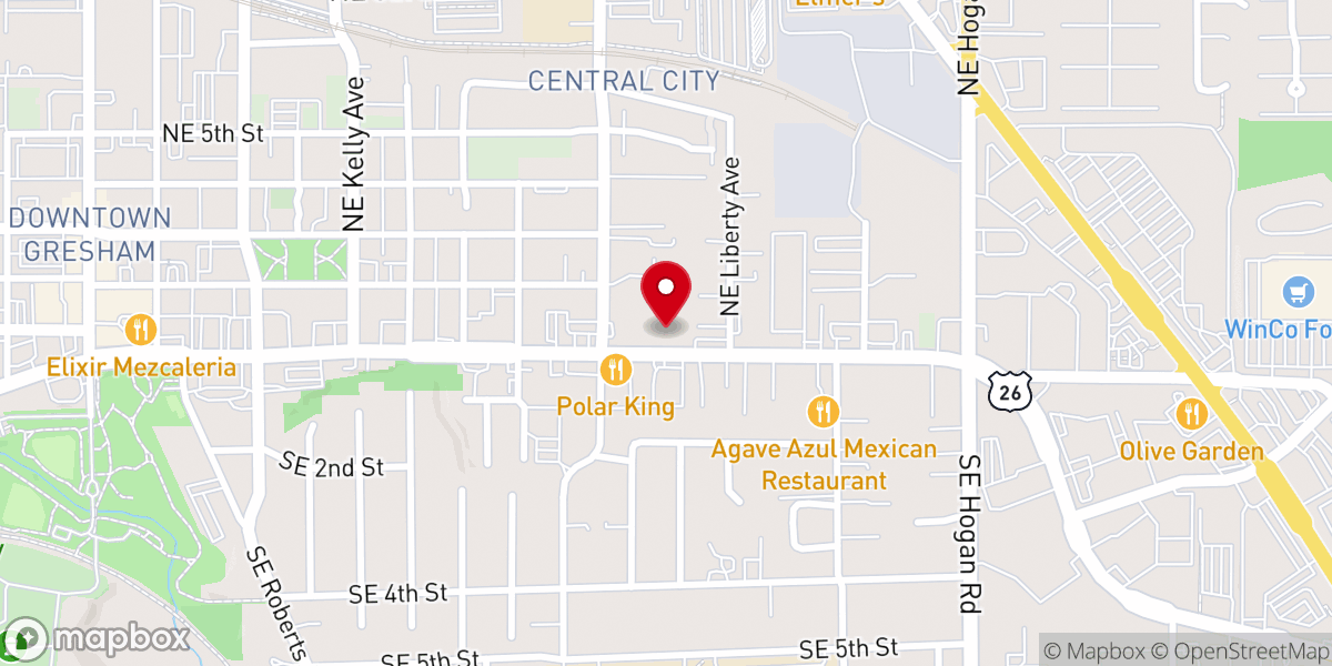 Map showing location of St. Mary & Martyr Marina Coptic Orthodox Church