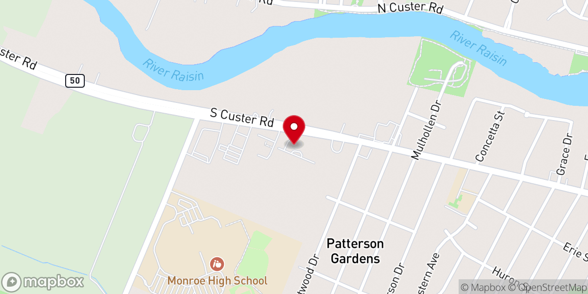Map showing location of Liberty Missionary Baptist Church