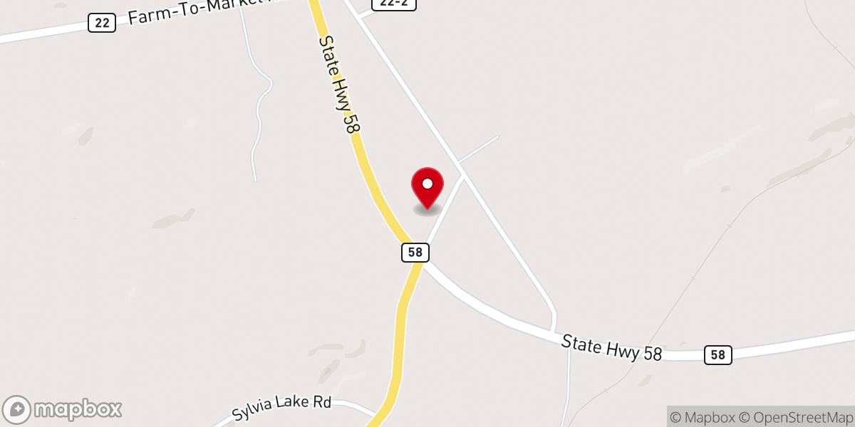 Map showing location of Church Parsonage