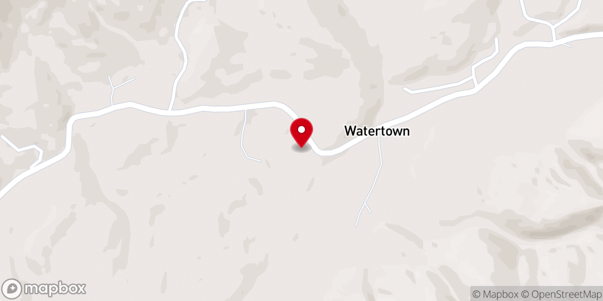 Map showing location of East Walland Missionary Baptist Church
