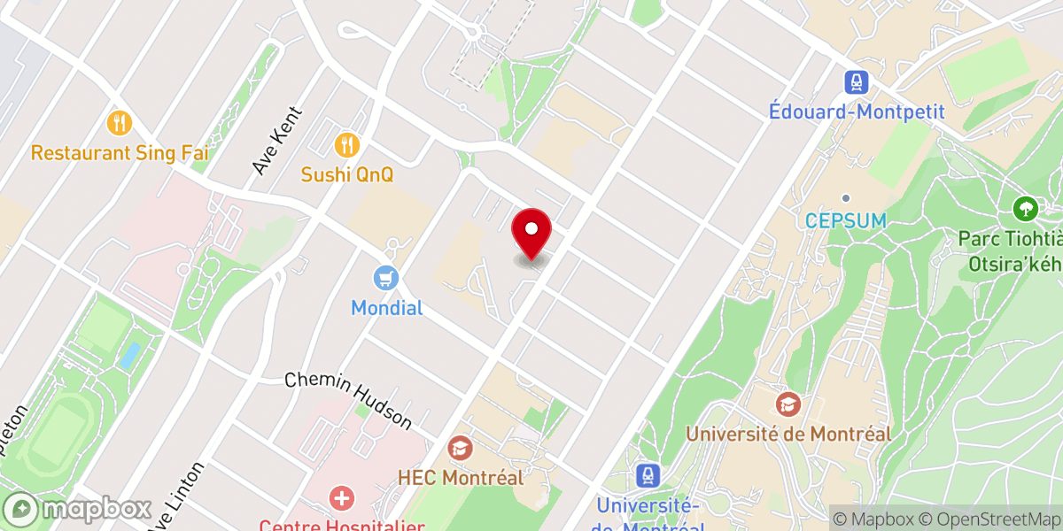 Map showing location of Saint-Albert-le-Grand Catholic Church