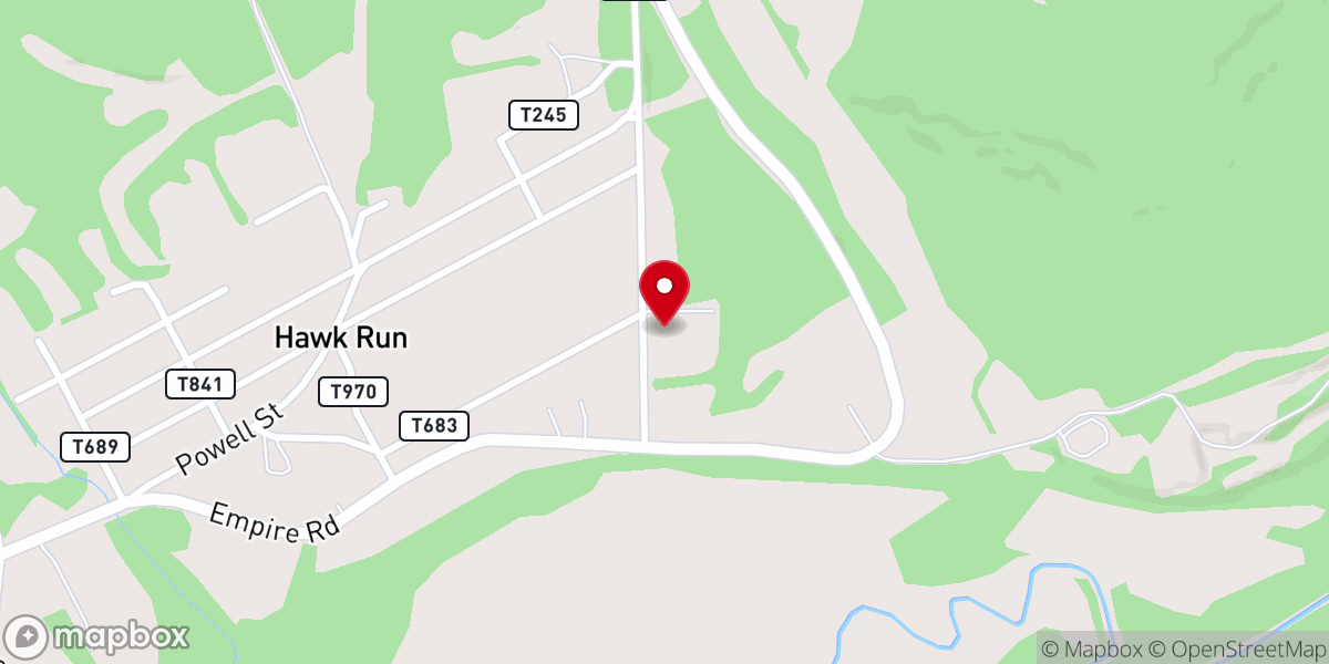 Map showing location of Ss. Peter and Paul Mission Church