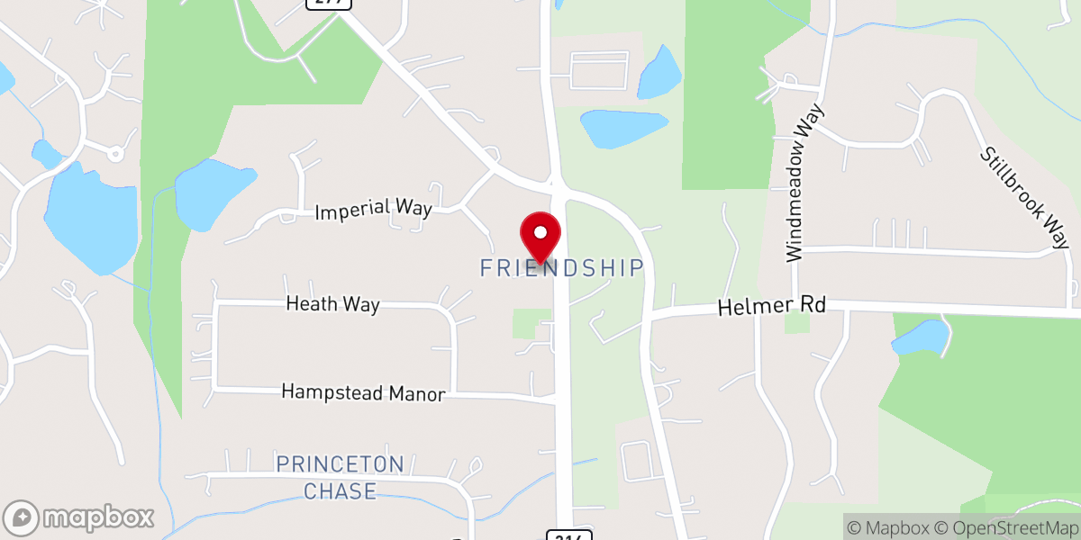 Map showing location of United Christian Fellowship