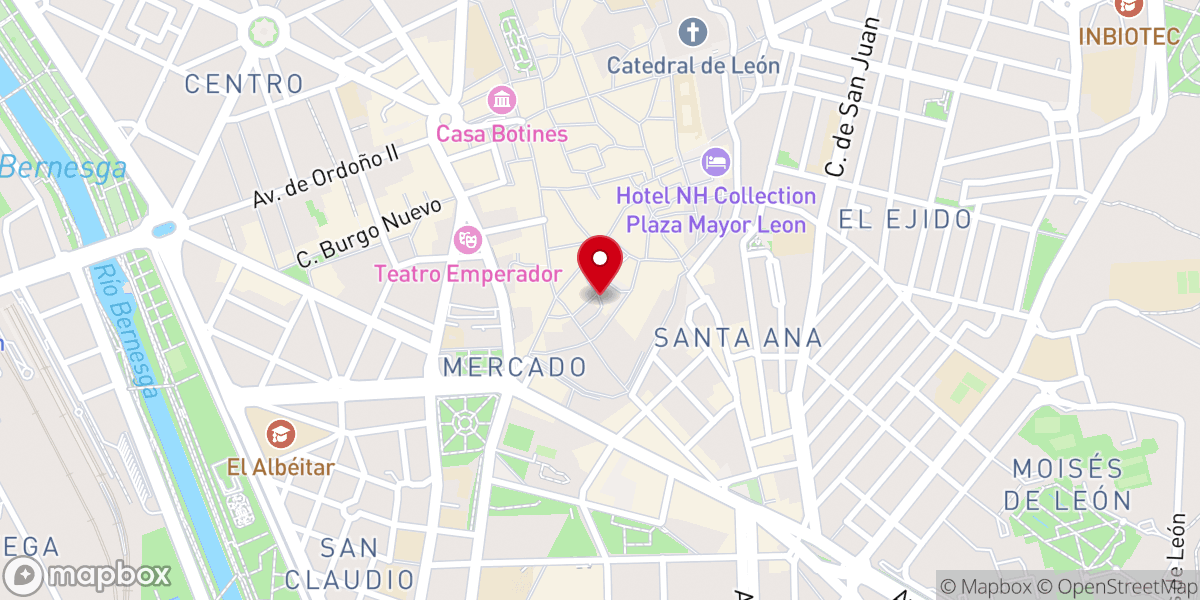 Map showing location of Crucero Plaza del Mercado
