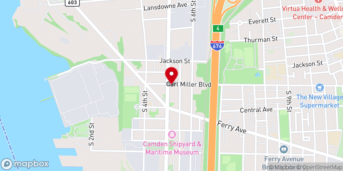 Map showing location of Seeds of Hope Ministries
