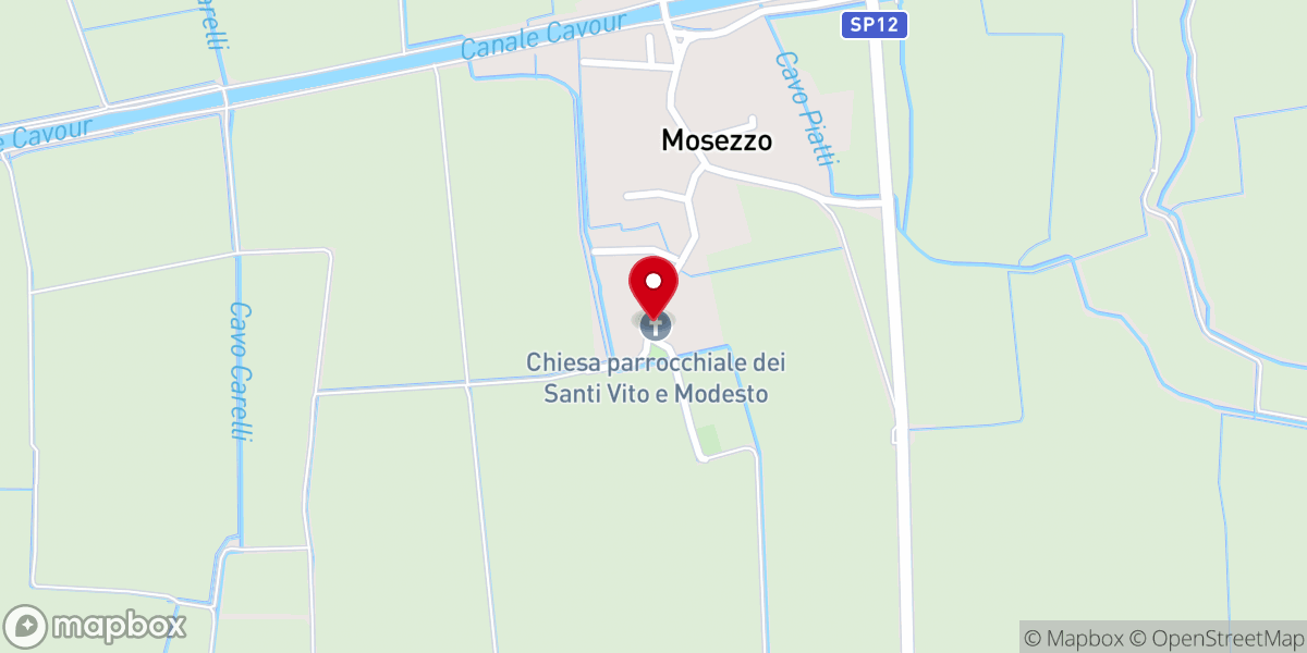 Map showing location of Chiesa Parrocchiale Santi Vito e Modesto