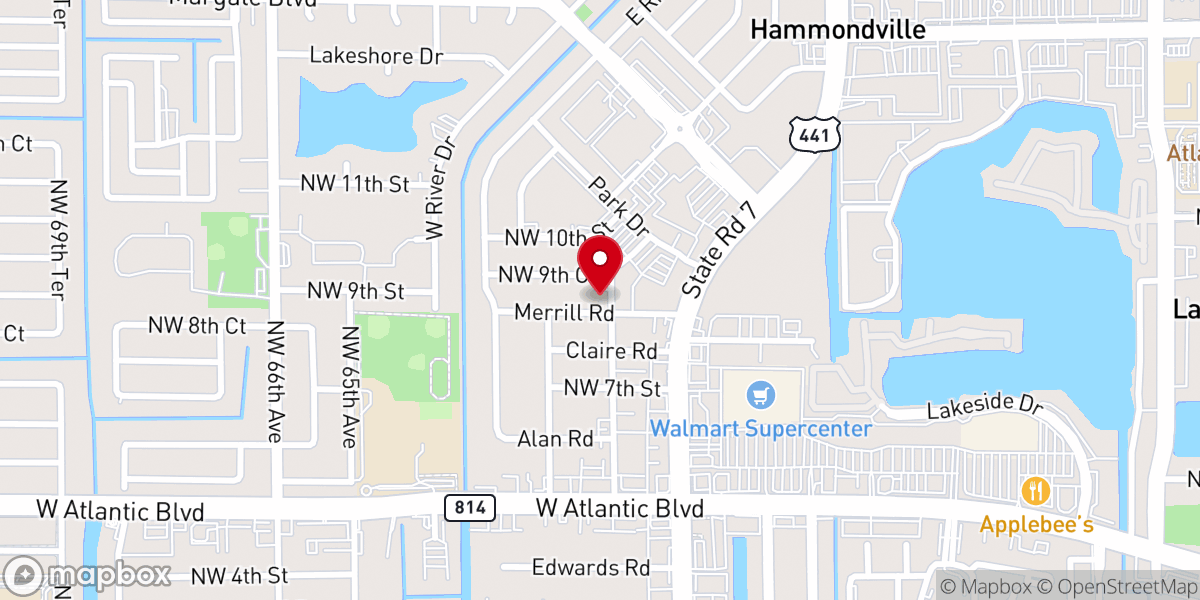 Map showing location of St. Luke's Mar Thoma Church