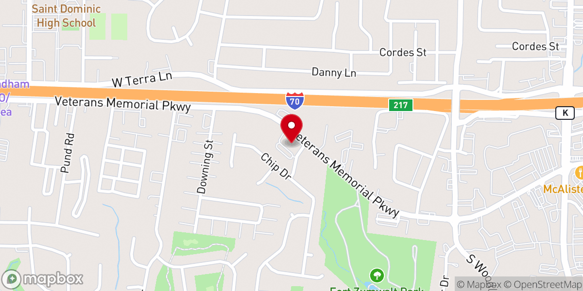 Map showing location of The Christy