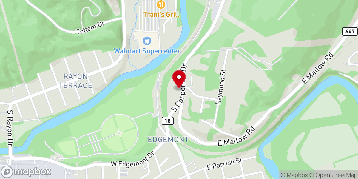 Map showing location of Merrell Howard