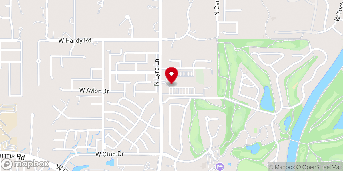 Map showing location of St. Elizabeth Ann Seton Catholic Church