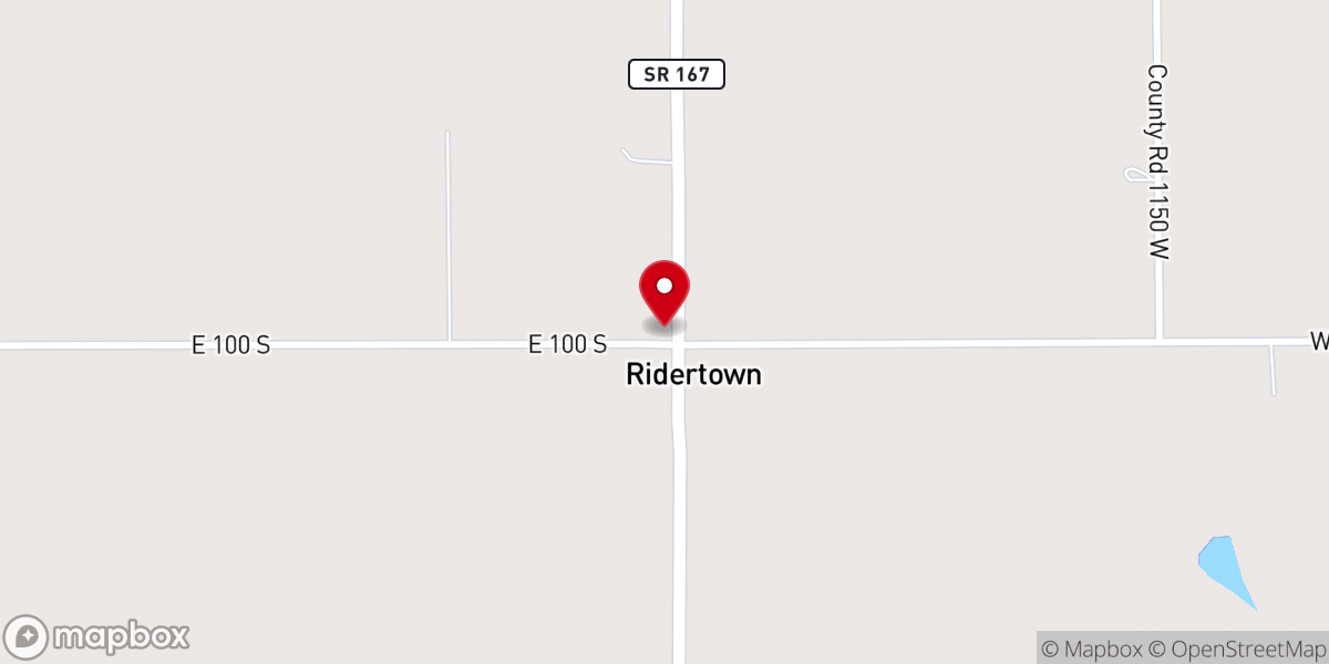 Map showing location of Dunkirk Bethel United Methodist Church