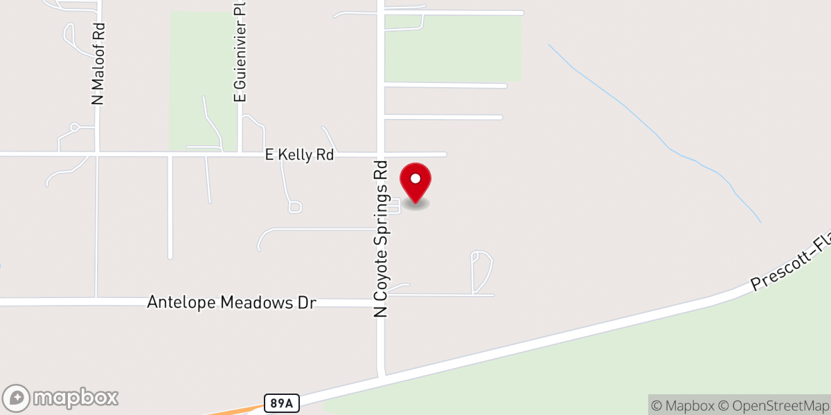 Map showing location of Living Faith Church