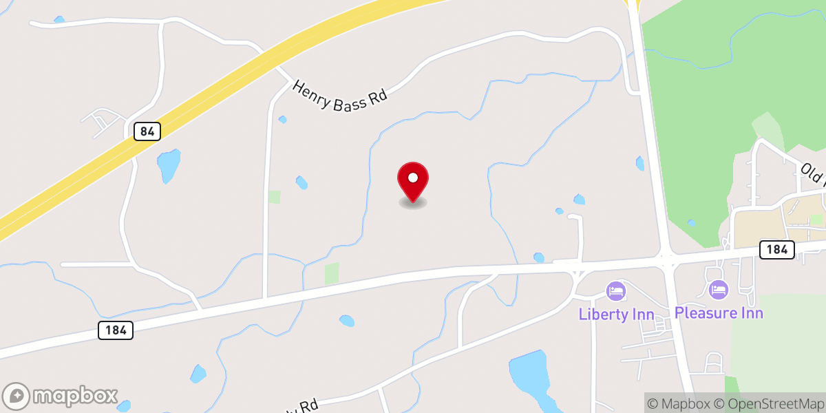 Map showing location of New Life Fellowship Baptist Church